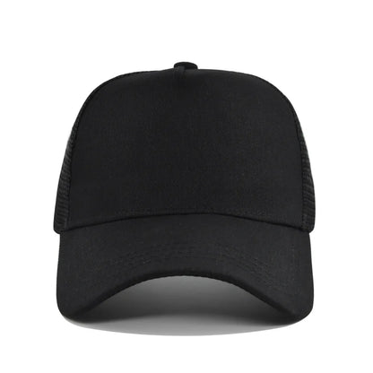 New Autumn Solid Mesh Patchwork Women Men Baseball Cap