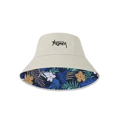 Summer Basin Cap Hip Hop Hat Double Sided Bucket Hat Fishing Fisherman Hat Pattern Packable Sun Protection