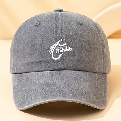 Fishing Printed Baseball Cap