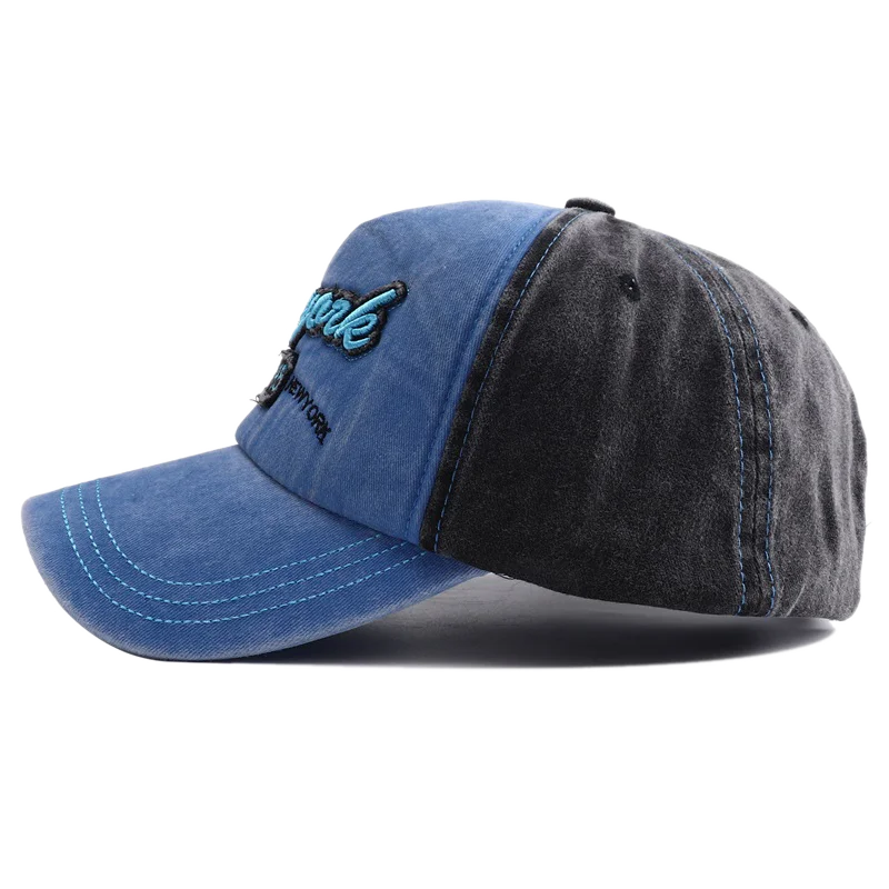 New Unisex Washed Cotton Snapback Hat