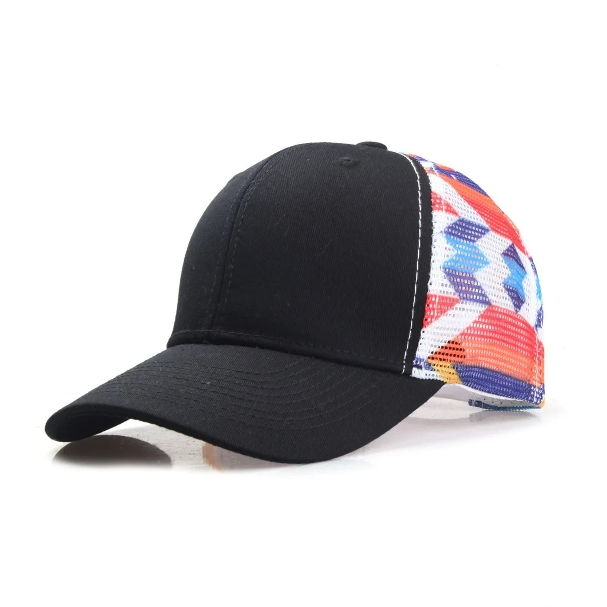 Unisex Mesh Cap Casual Color Cotton Baseball Cap For Women Men