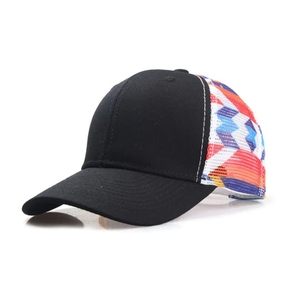 Unisex Mesh Cap Casual Color Cotton Baseball Cap For Women Men