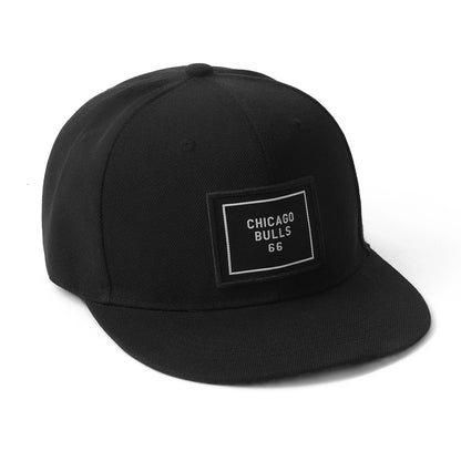 Color-Block Flat Brim Street Photography Hip-Hop Hat