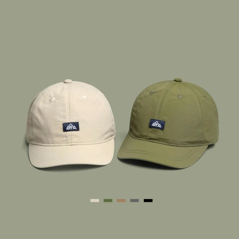 American Retro Short-brimmed Baseball Caps for Men Summer
