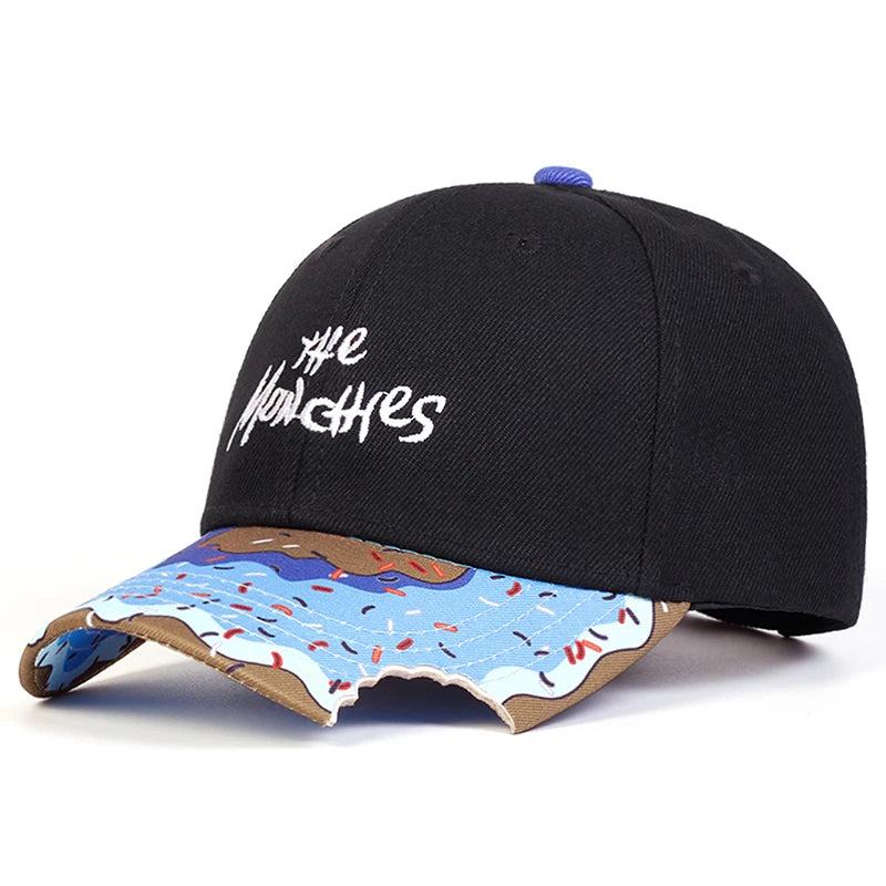 Creative Baseball Hat The Small Letter Donut Embroidery Daily Leisure