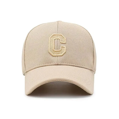 Simple Letter C Embroidered Baseball Cap For Men Women