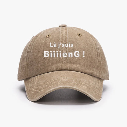 Fashion Brand Embroidery France Biiiieng Soft Men Baseball Caps