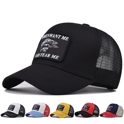 Summer Breathable Embroidery Baseball Caps Men Women