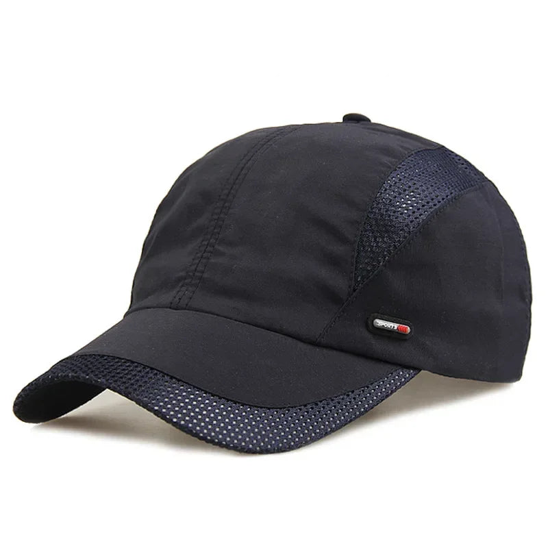 Summer Brand For Men Sports Running Sweat Baseball Cap Male Canada Golf Quick Dry Women Kpop Solid Snapback Bone Mesh Hat