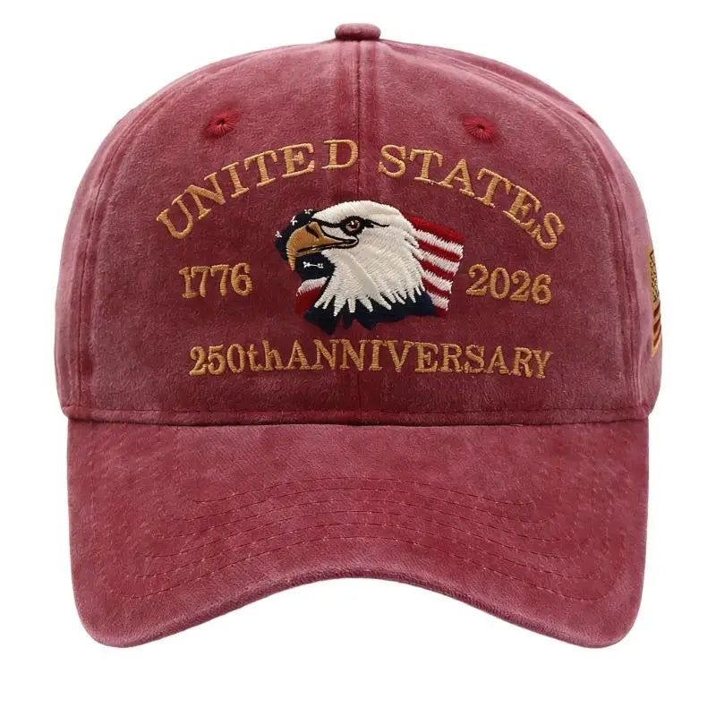 Patriotic Embroidered Baseball Cap