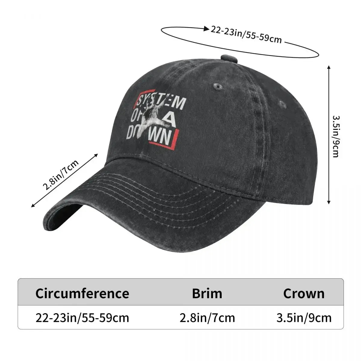 System Of A Down  Baseball Cap Band Men