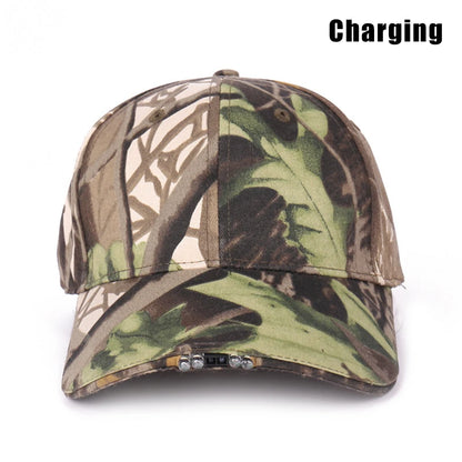 Unisex Led Baseball Cap With Led Light Adjustable