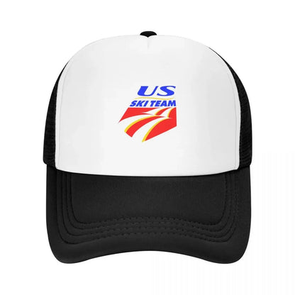 New US Ski Team Baseball Cap Hip Hop Hat Luxury Brand Woman Men's