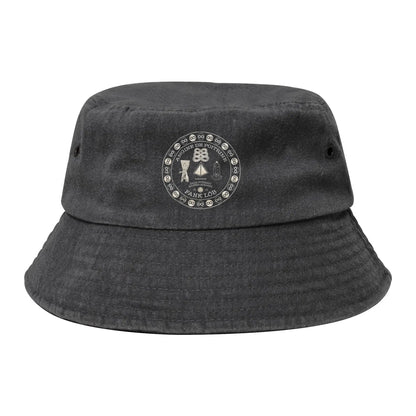 Street Angine De Poitrine Wearing Faces Band Bucket Hat
