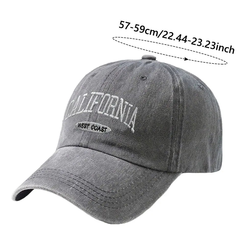 "California West Coast" Embroidered Baseball Cap Unisex