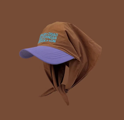 Korean Fashion Women Cotton Head Bandana Scarf Visor Hat