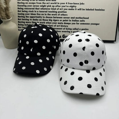 Soft-top Polka Dot Baseball Cap