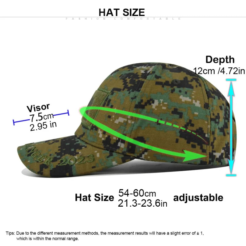 Camouflage Sports Cap Unisex Outdoor Baseball Cap