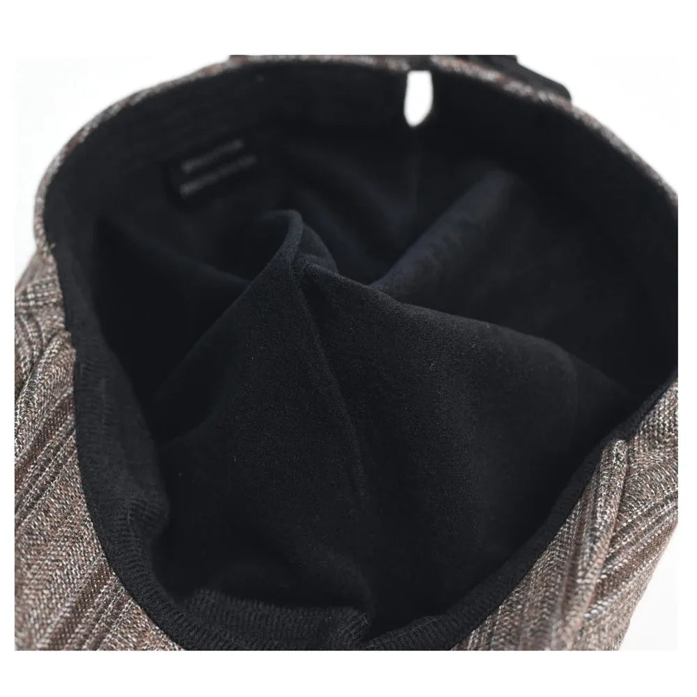 Fashion Retro Newsboy Cap Casual Versatile Baker Caps