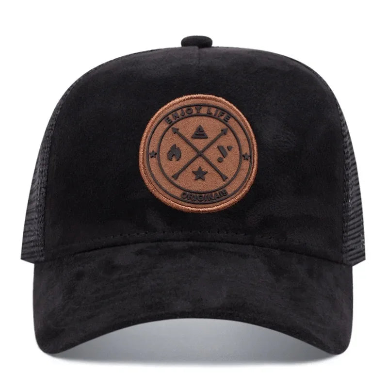 Unisex Fashion Cap Enjoy Life Letter Patch Baseball Caps Men Women