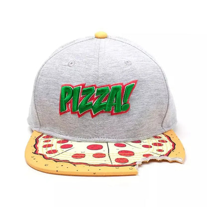 Pizza Cap Hip Hop Snapback Hat for Men Women Adult Outdoor Casual Baseball Cap