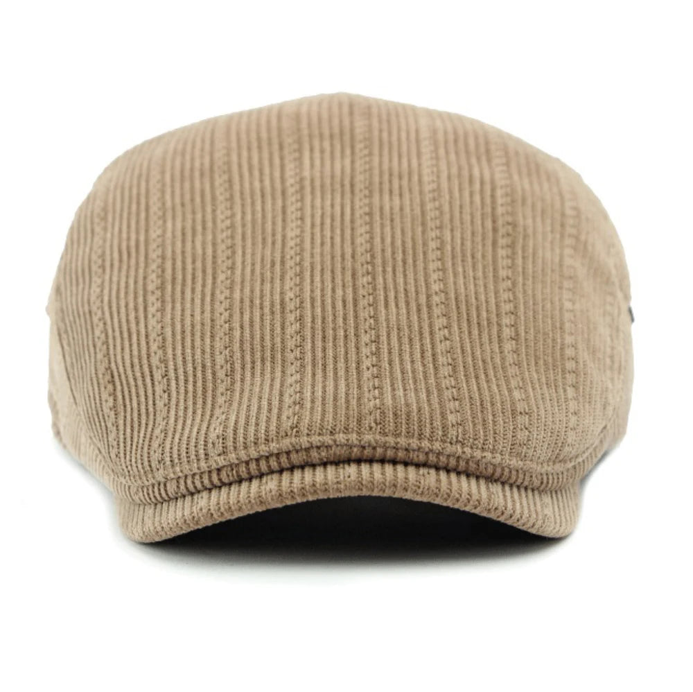 Berets Autumn Winter Hat Caps For Men Women Fleece Lined Corduroy Beret Hat