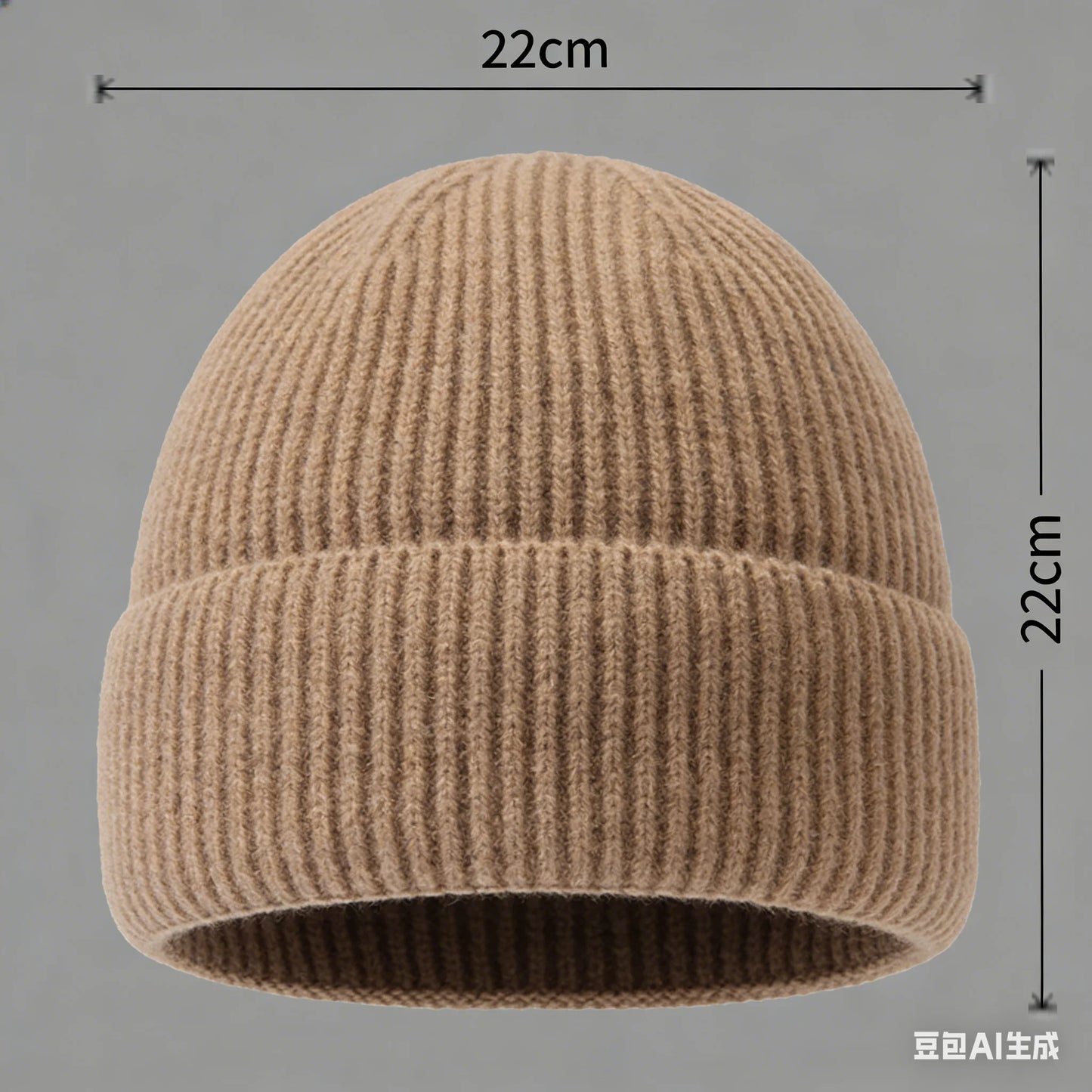 Autumn  Winter Short Warm Melon Hat Men