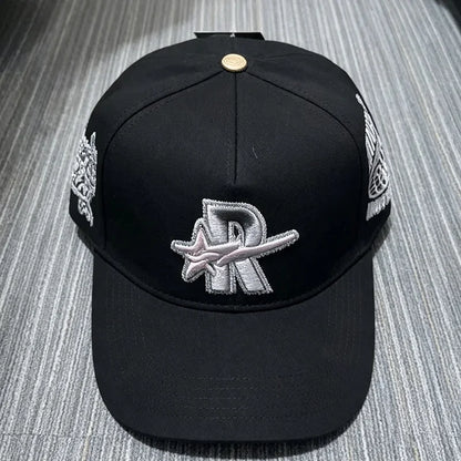 Contrast Brim 3D Embroidered Rough Play Hats