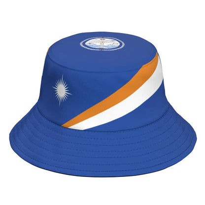 Marshall Islands Fisherman Hats Free Custom Made Name Number Bucket Cap