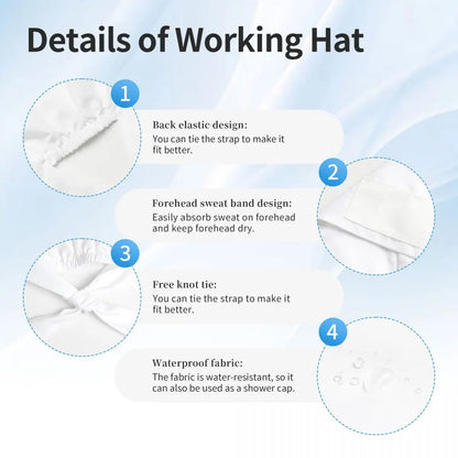 Custom Hello Kitty Medical Staff Scrubs Hat Women Men Cartoon Chara For Chef Hat