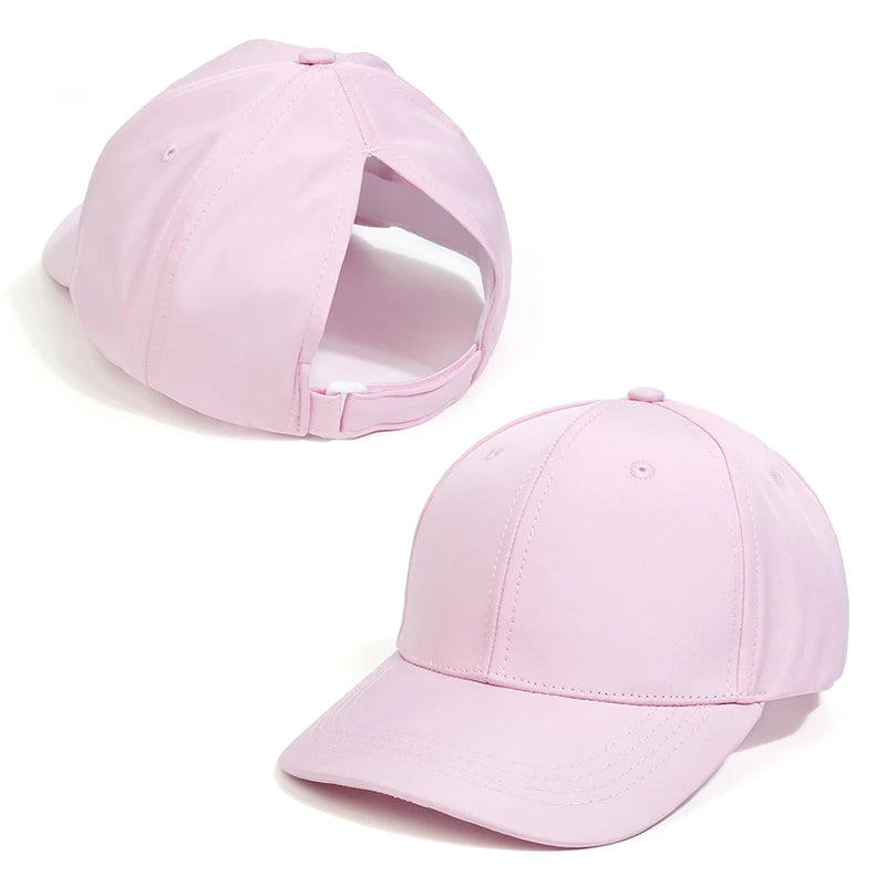 Fashion High Ponytail Kids Boy Hat Sun Hats Baseball Caps Baby Children Peaked Caps Hat
