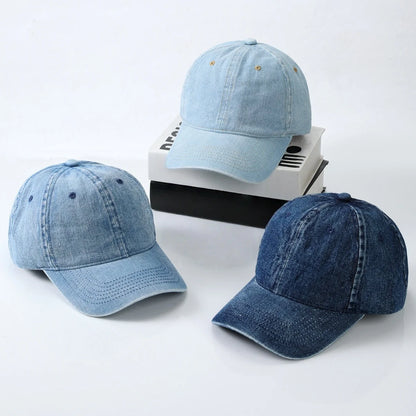 Couples Denim Baseball Cap European & American Style