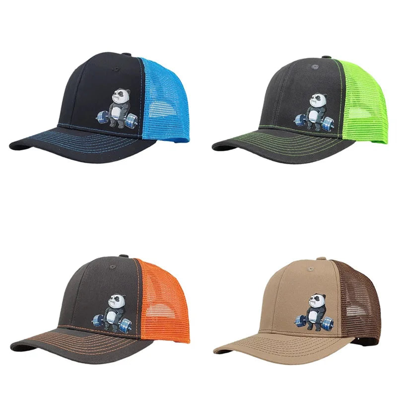 Unisex Panda print Richardson Baseball Cap