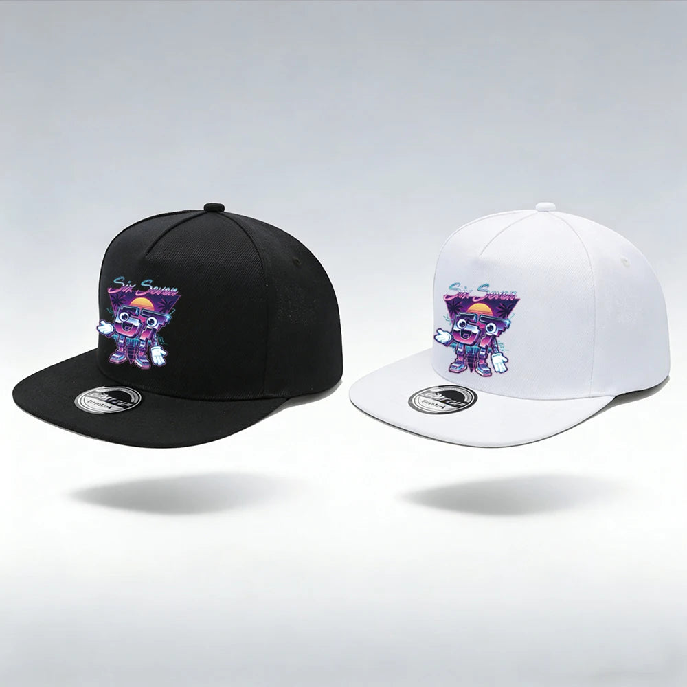 1/2PC67 Robot Patterned Baseball Cap