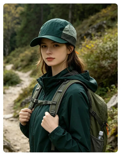 Ultra Light and Quick Drying Running Baseball Hat Sunscreen Hat Marathon Cap Breathable Waterproof Sports Hat