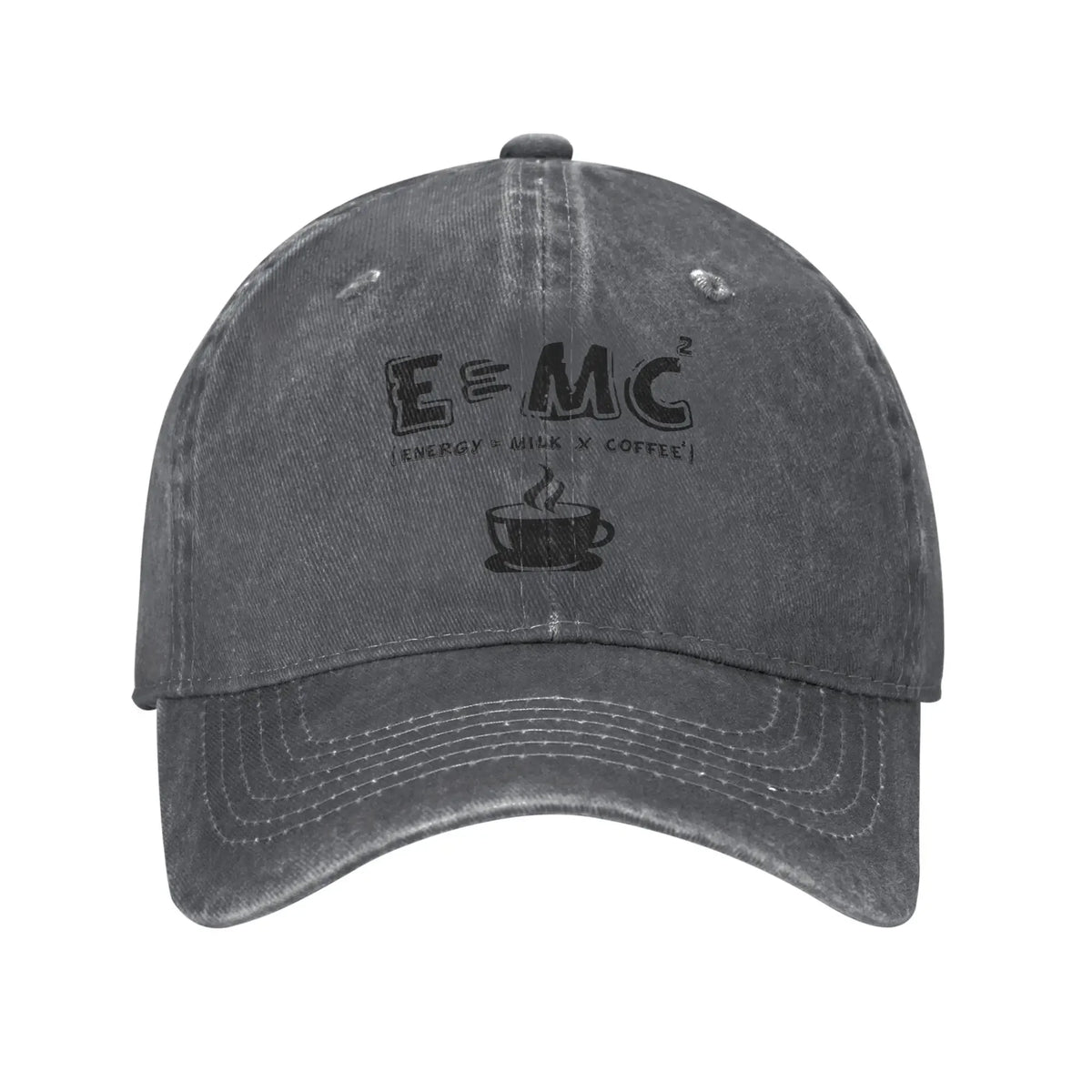 Energy Equals Coffee Baseball Caps