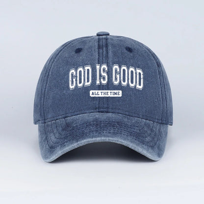 God is Good Washed Baseball Cap Spring/Summer Baseball Cap