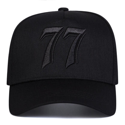 Unisex 77 Letter Embroidery Baseball Caps Spring Autumn Outdoor Sports Cap