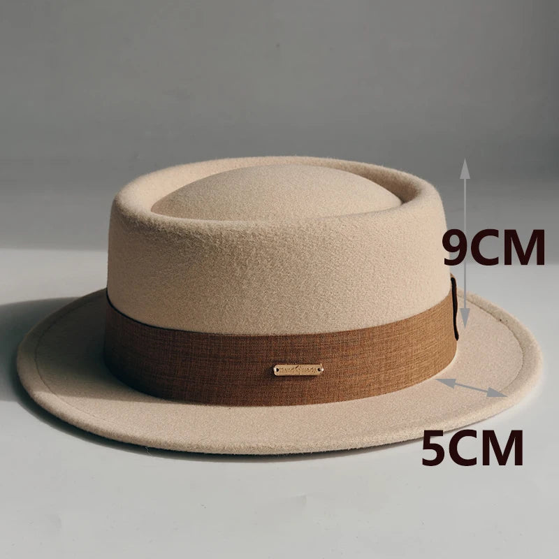 Autumn/Winter Fedora Hat For Women Soft Felt Hat - French Style Retro French