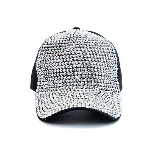 New Fashion Women Diamond Inlay Cap Spring Summer