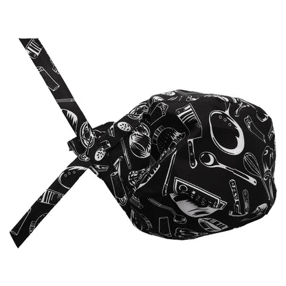 Unisex Chef Pirate Chef Hat Skull Hat Restaurant Dining Chef Hat