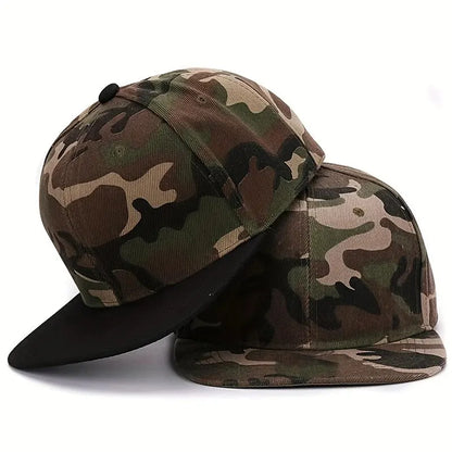 Unisex Light Plate Camouflage Hip-Hop Hats Spring Autumn Outdoor