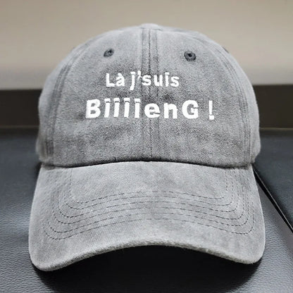 Fashion Brand Embroidery France Biiiieng Soft Men Baseball Caps