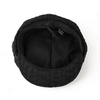 Korean 2026 New Pleated Texture Newsboy Cap