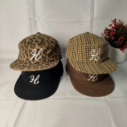 Autumn Unisex Old Money Flat Top Baseball Cap Retro