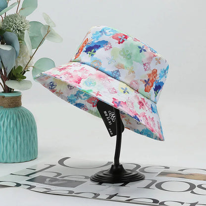 Unisex Harajuku Bucket Hat Graffiti Women Men Fisherman Hat Autumn Summer