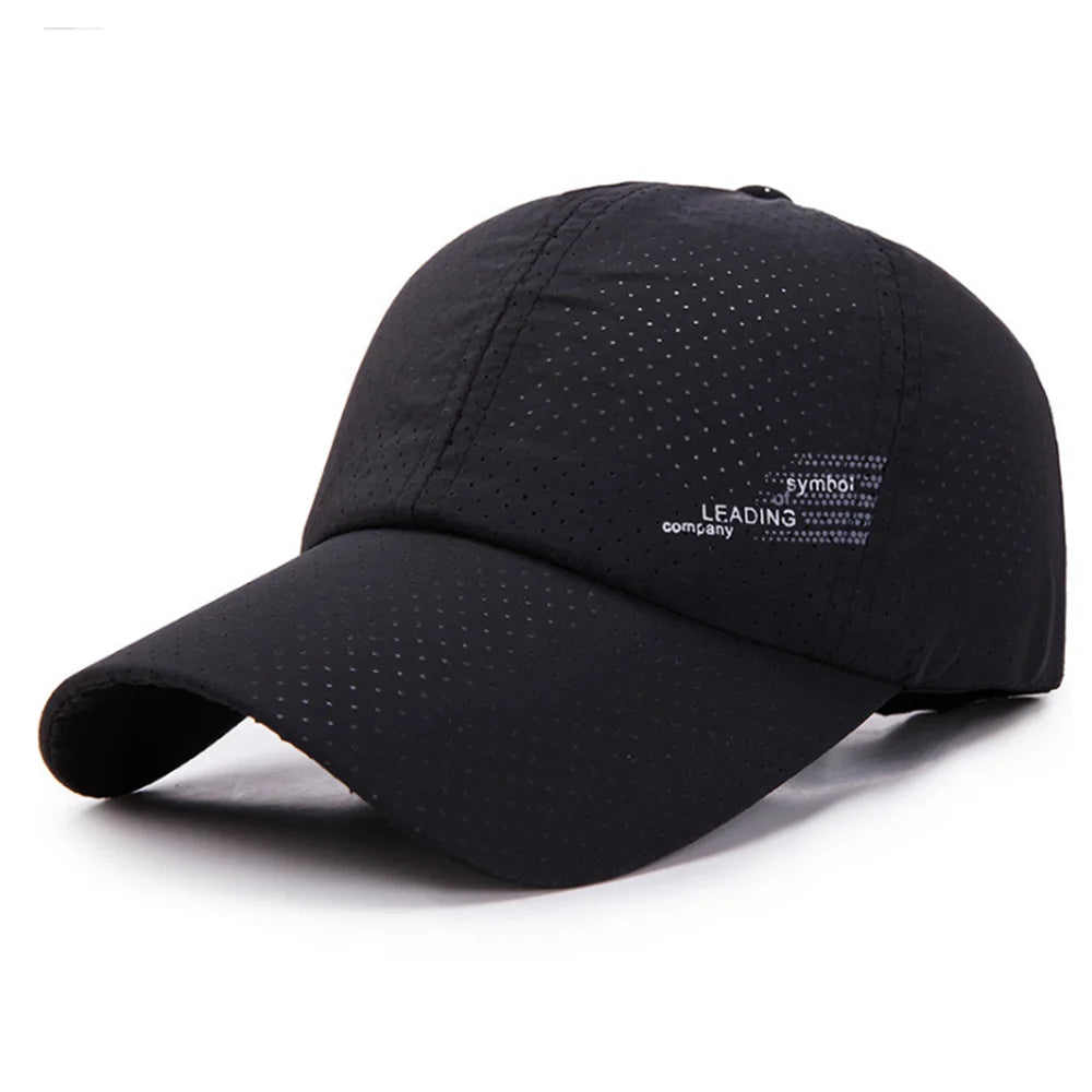 Summer Outdoor Sun Hats Quick Dry Women Men Golf Fishing  Adjustable Unisex Baseball Cap