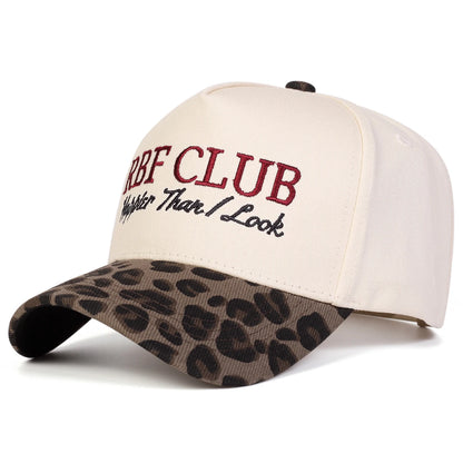 Unisex RBF Club Letter Embroidery Baseball Caps Spring Autumn