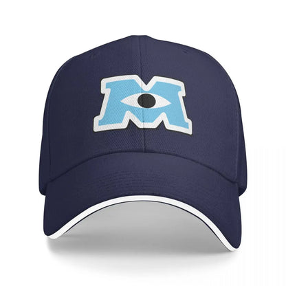 Monsters University Inc. Logo M Baseball Cap Vintage Fishing cap Women's Hats Men's