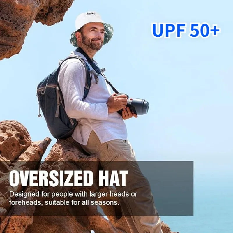 2026 New Double-Sided Wear Fisherman Cap Sun Protection Hip Hop Bucket Hat